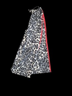Women's Animal Print Pants Red Side Stripe. Never Worn